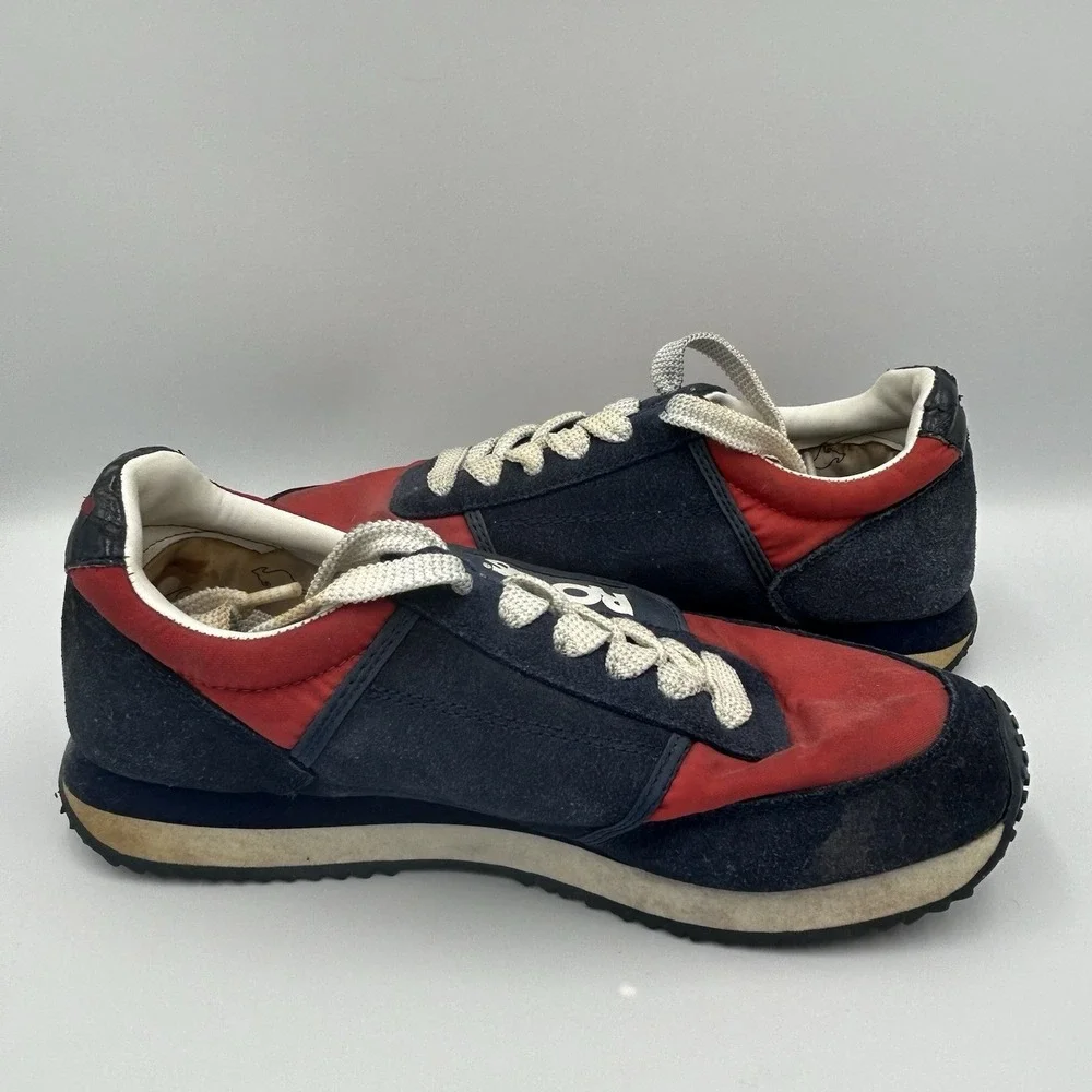 VINTAGE KangaROOS‎ Running Sneaker/Tennis Shoe Red/Blue Suede Women US 7